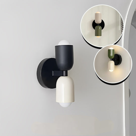 Applique murale chambre | DecoLamp™ Noir/Blanc