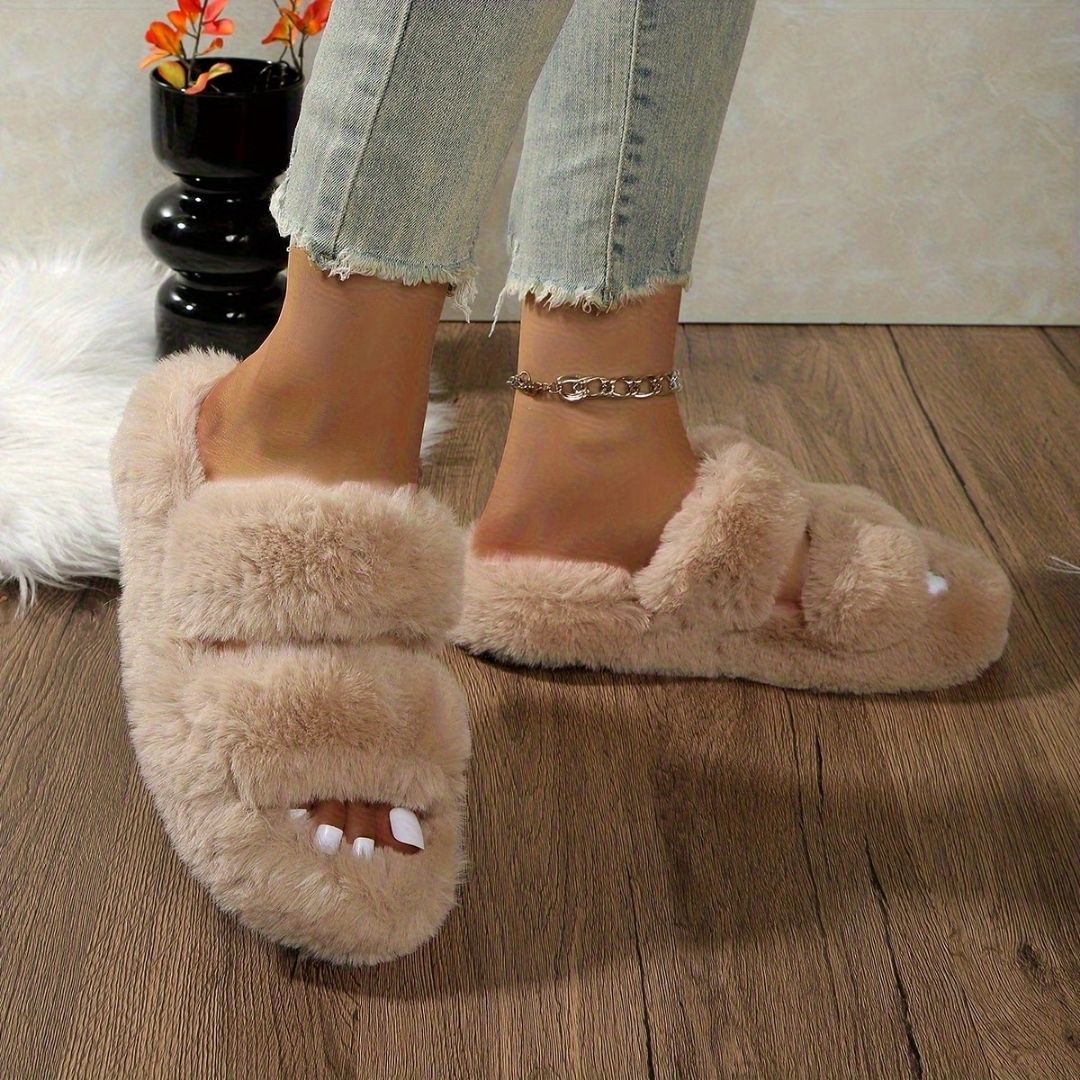 chaussons-femme-slippers-kaki-salle