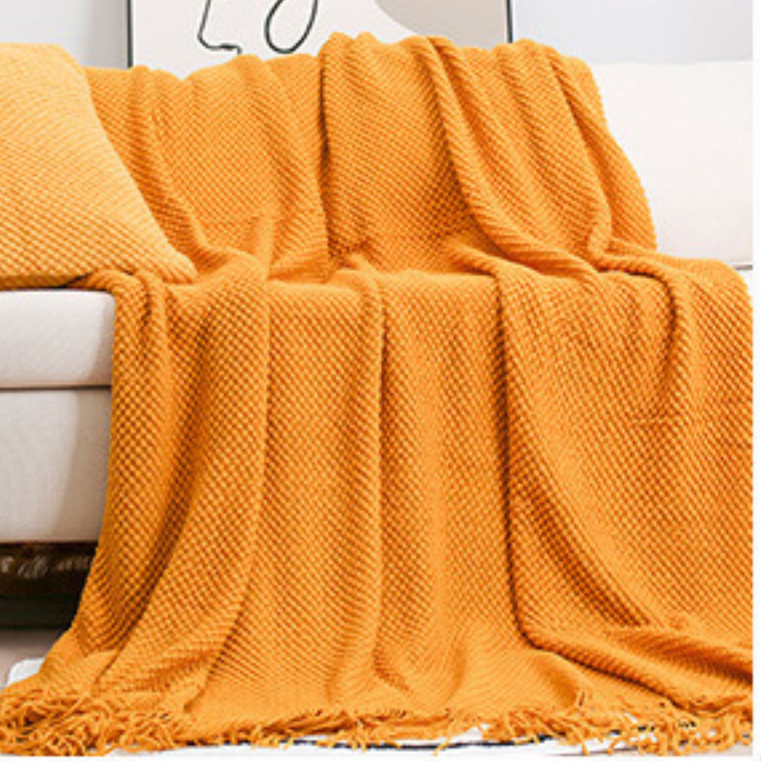 plaid-chauffant-caroussel-azur-jaune