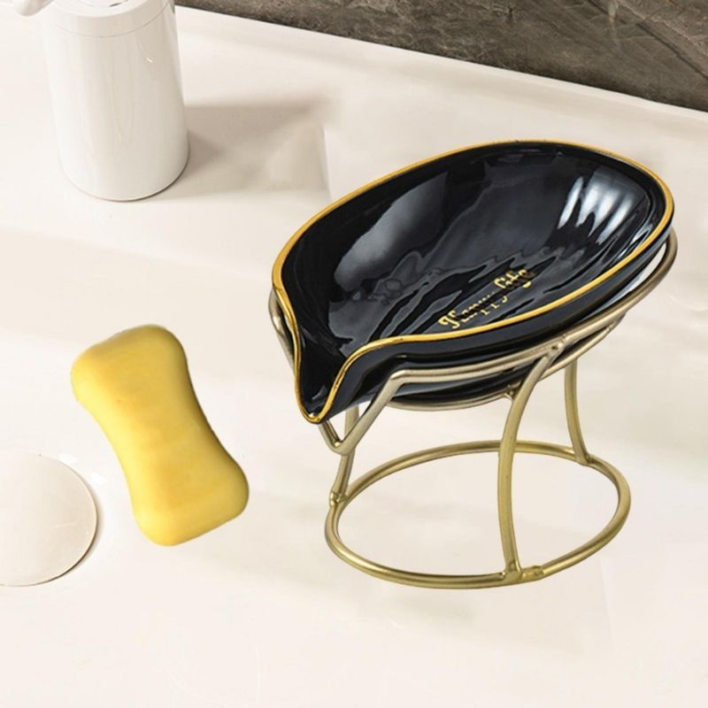 porte-savon-de-luxe-noir-chic