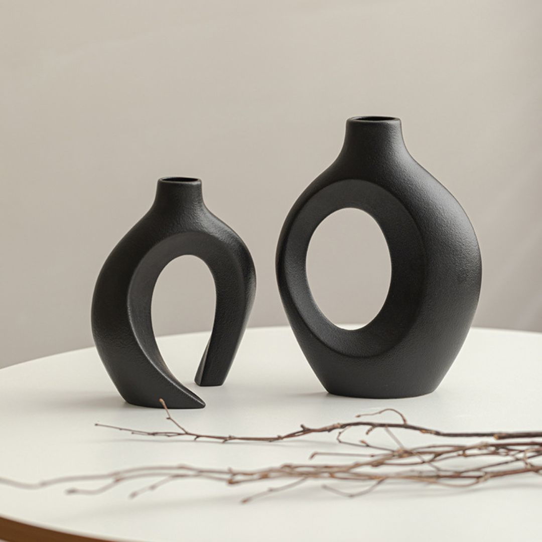 sculpture-ceramicdeco-noir-deux-pieces-separees