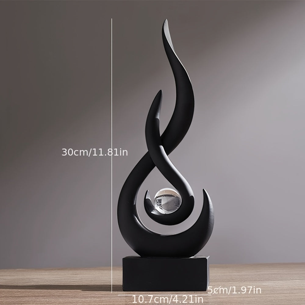 sculpture-flamme-caroussel-noir-dimensions