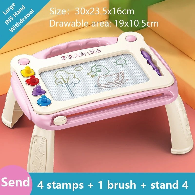 tableau-magnetique-enfant-variante-rose