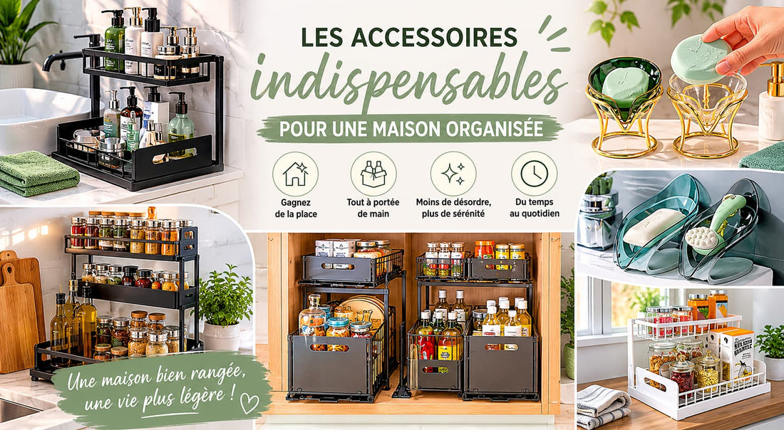 Les accessoires indispensables pour une maison mieux organisée