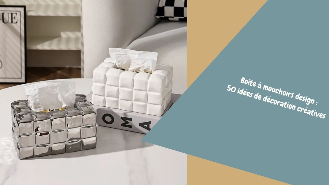 Boîte à mouchoirs design : 50 idées de décoration créatives