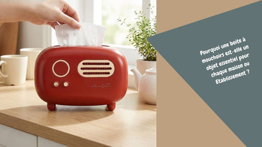 Pourquoi une boite à mouchoirs est-elle un objet essentiel pour chaque maison ou établissement ?