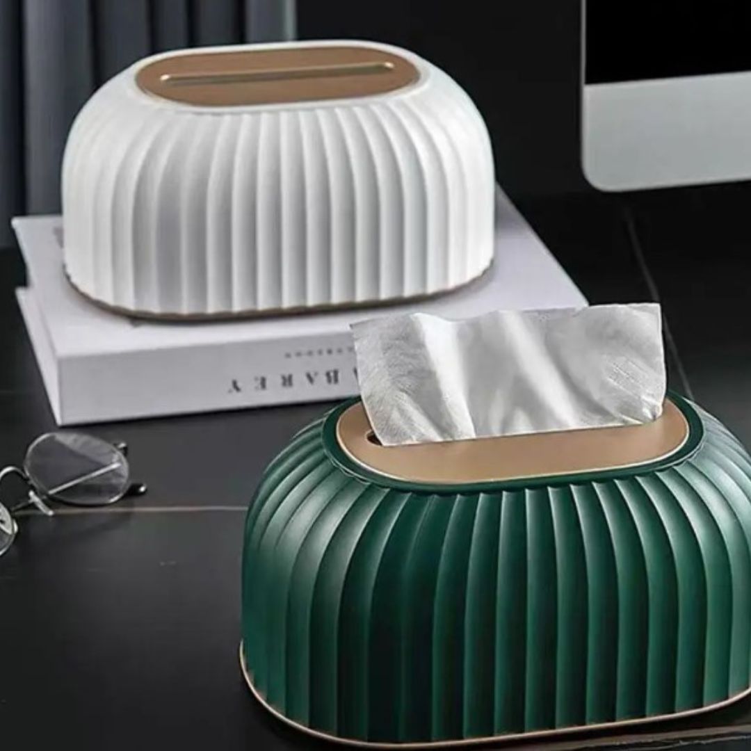 Boite-a-mouchoirs-moderne-vert-blanc