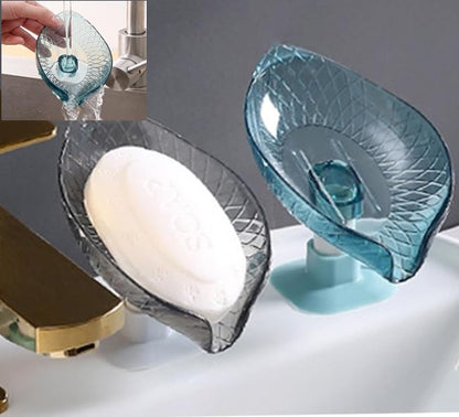 Porte-savon pour salle de bain | Chic'Holder™ transparent vert