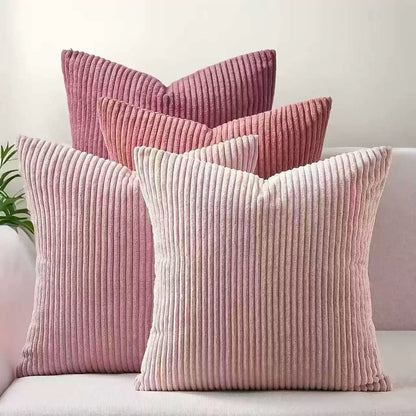 Housse de coussin - En velours côtelé, Lot de 4 pièces