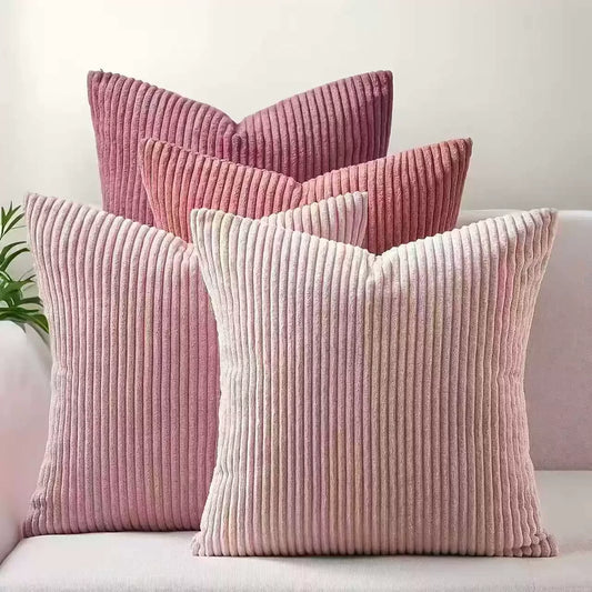 Housse de coussin - En velours côtelé, Lot de 4 pièces
