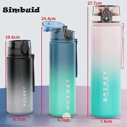 Gourde | Eco'Santé 500ml/650ml/1000ml Noir et blanc