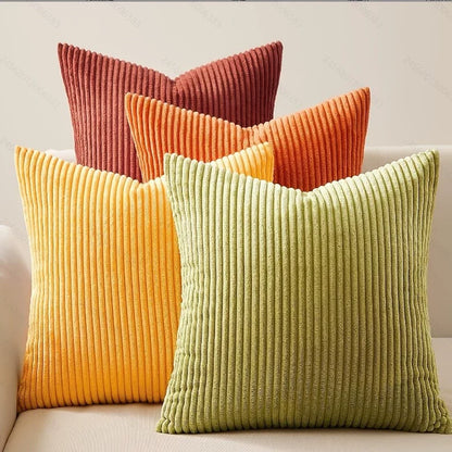 Housse de coussin - En velours côtelé, Lot de 4 pièces
