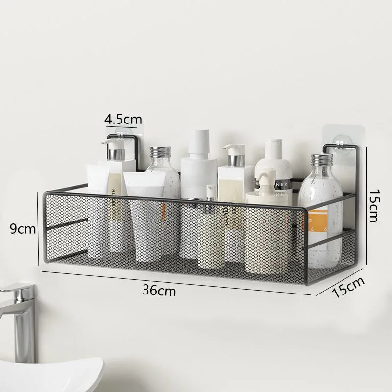 Etagère de douche | WALLUXE™ Noir