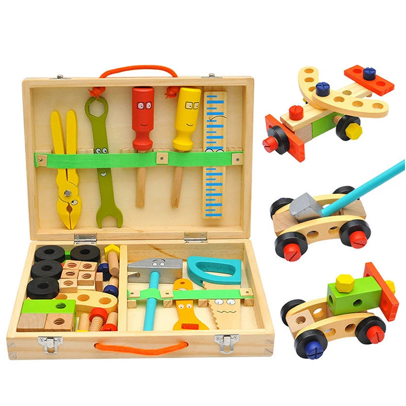 Boite à outils enfant | Brico'Boîte™ cadeau bébé, Emballage bois,