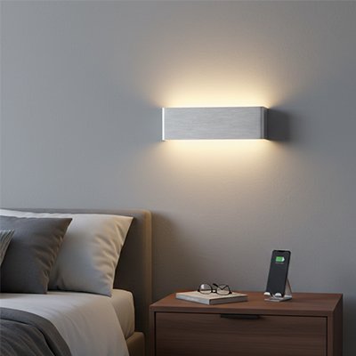 applique-mural-argenté 