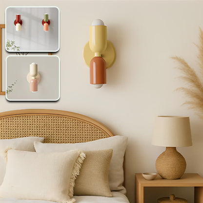 Applique murale chambre | DecoLamp™ Blanc/Rose/Rouge
