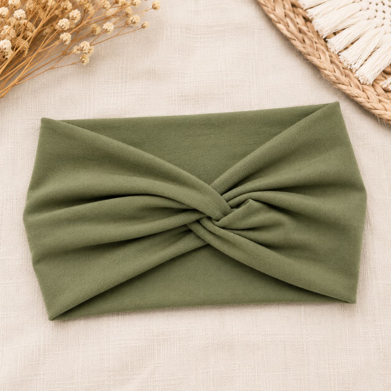 bandeau-bohème-extensible-vert