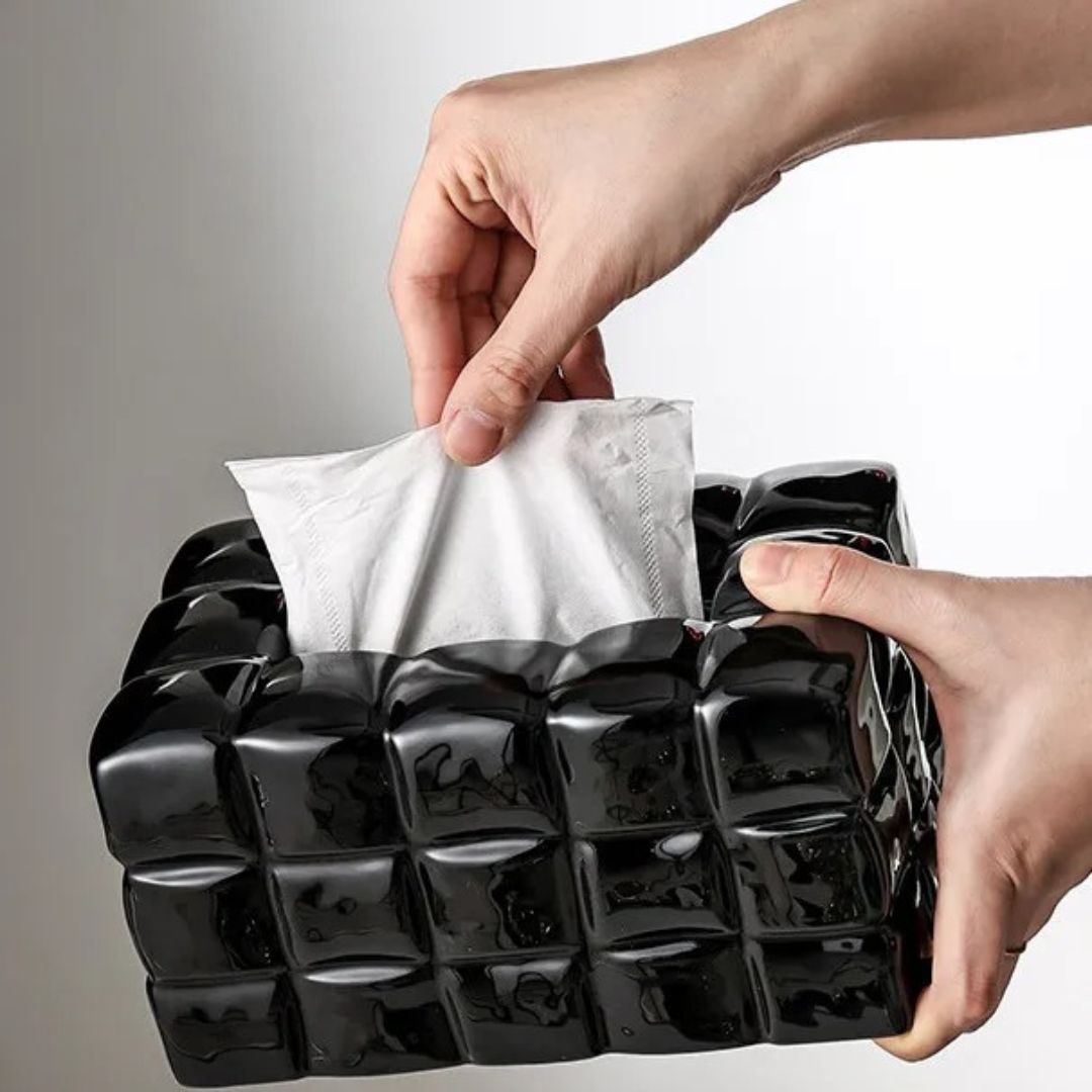 boite-à-mouchoirs-noir-ceramique