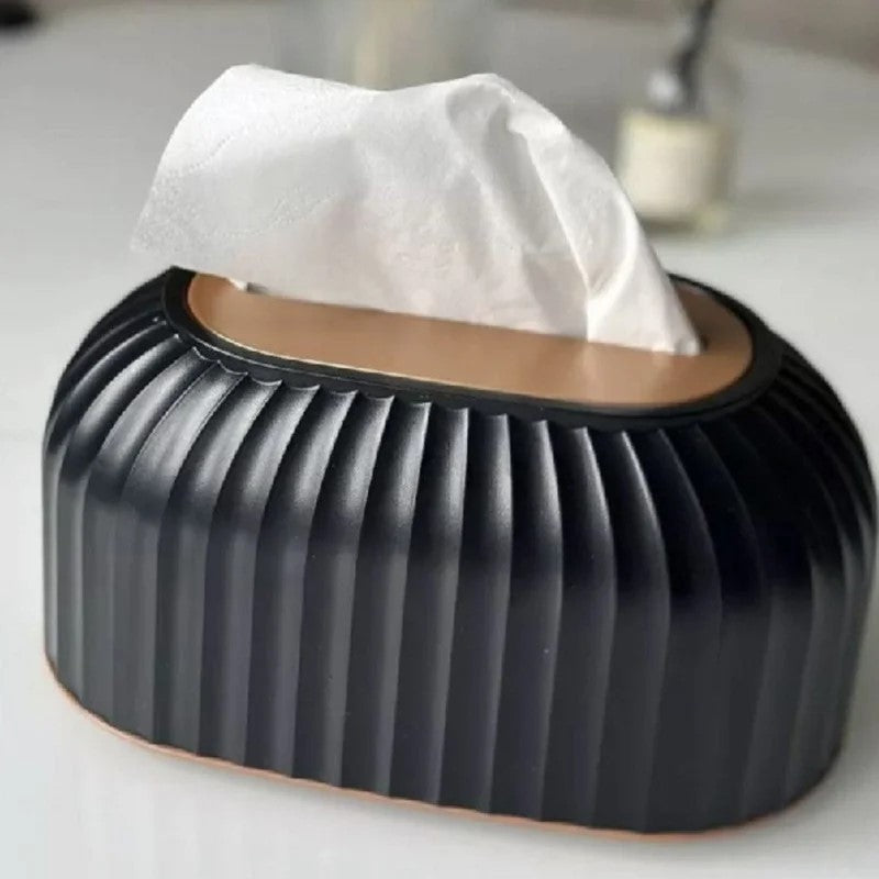 boite-a-mouchoirs-design-noire