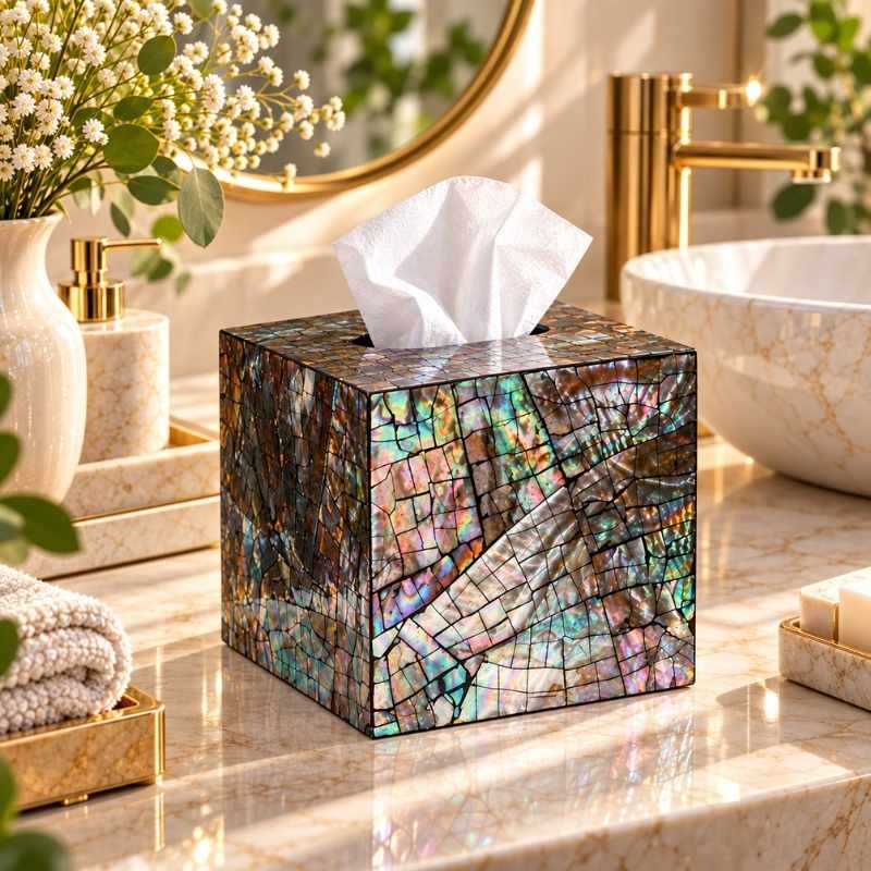 boite-a-mouchoirs-salle-de-bain-coquillage