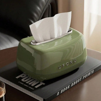 boite-a-mouchoirs-verte-vintage