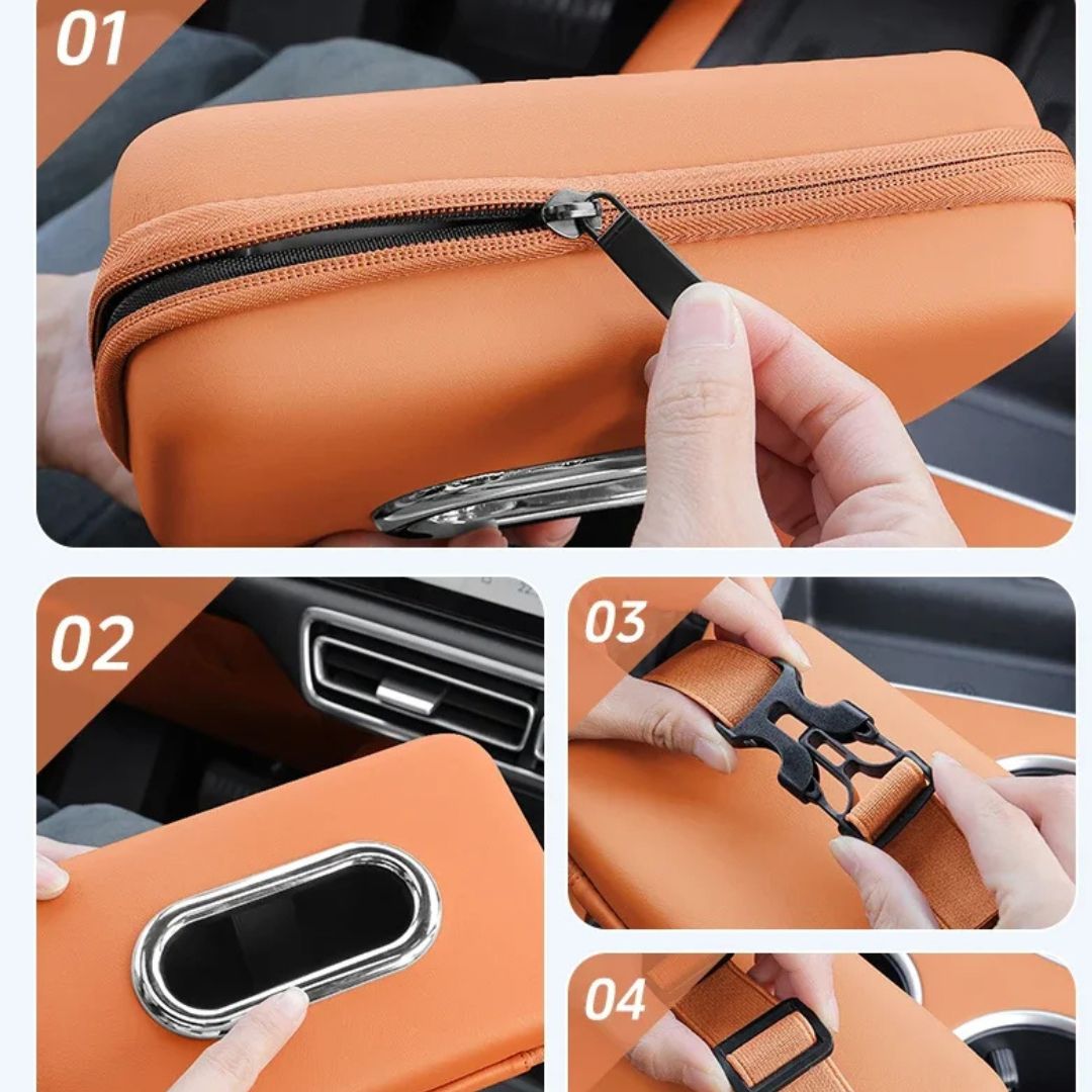 boite-a-mouchoirs-voiture-caroussel-orange-fixation