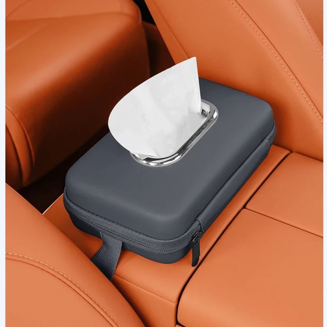 boite-a-mouchoirs-voiture-grise-siege