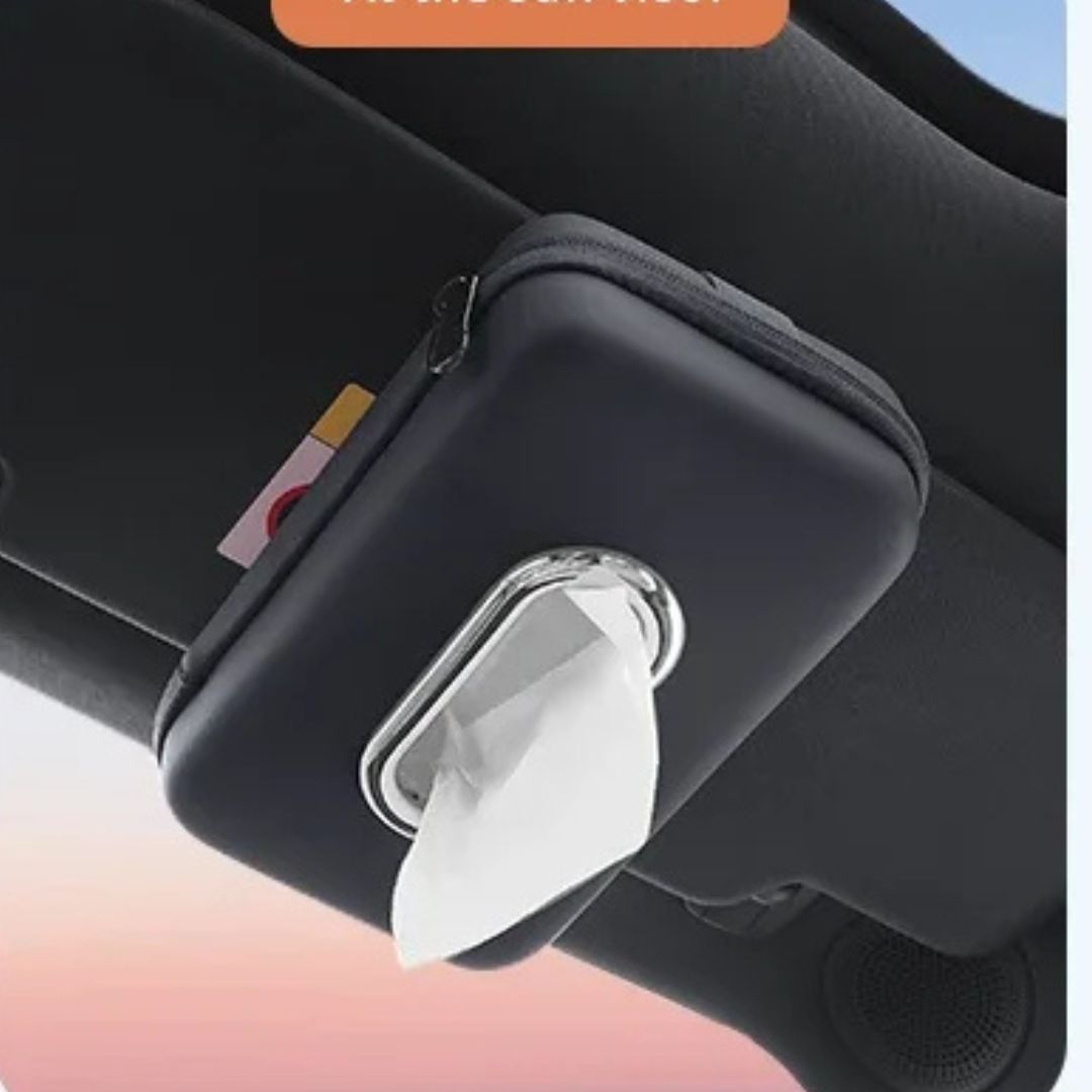 boite-a-mouchoirs-voiture-noir-pare-soleil