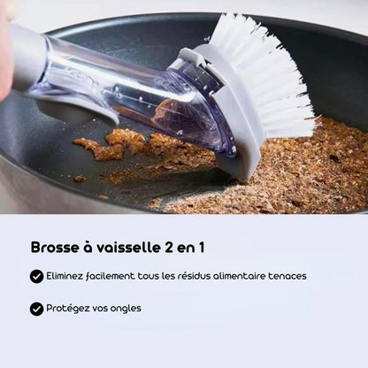 brosse-de-nettoyage-vaisselle-résidus