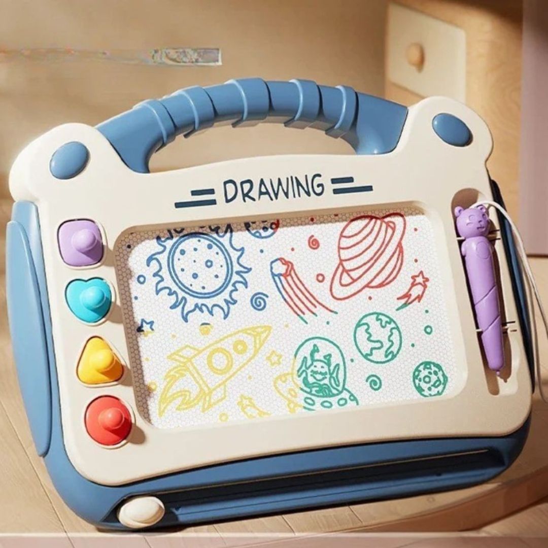 cadeau-bebe-2-ans-tableau-magnetique-bleu