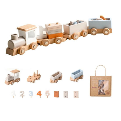 cadeau-enfant-2-ans-train-en-bois-quatre-wagons