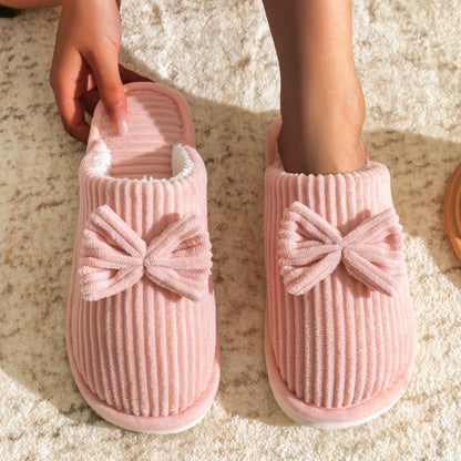 chausson-femme-rose-soft-confort-salon