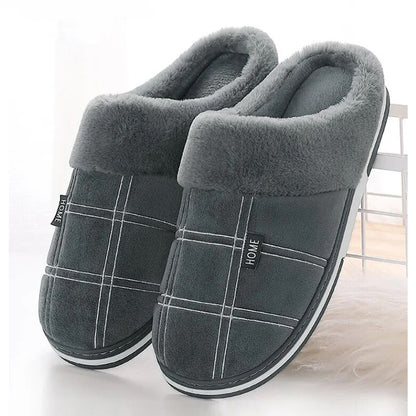 chausson-homme-confort-gris-design