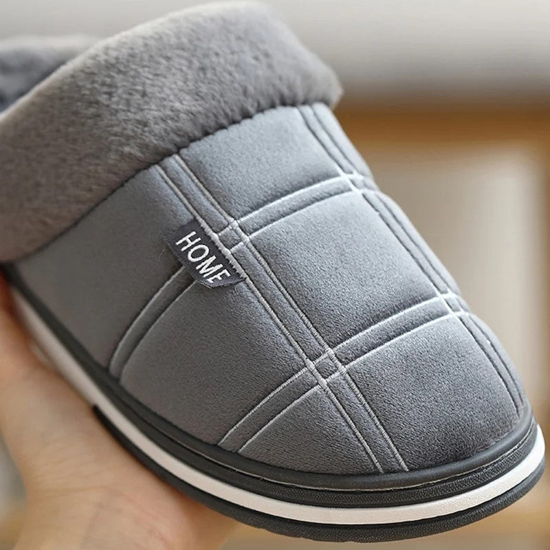 chausson-homme-confort-gris-pratique