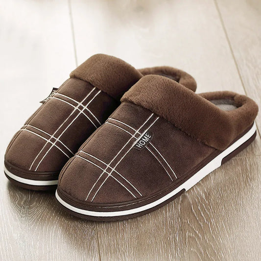 chausson-homme-confort-marron