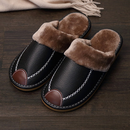 chausson-homme-confort-plus-noir