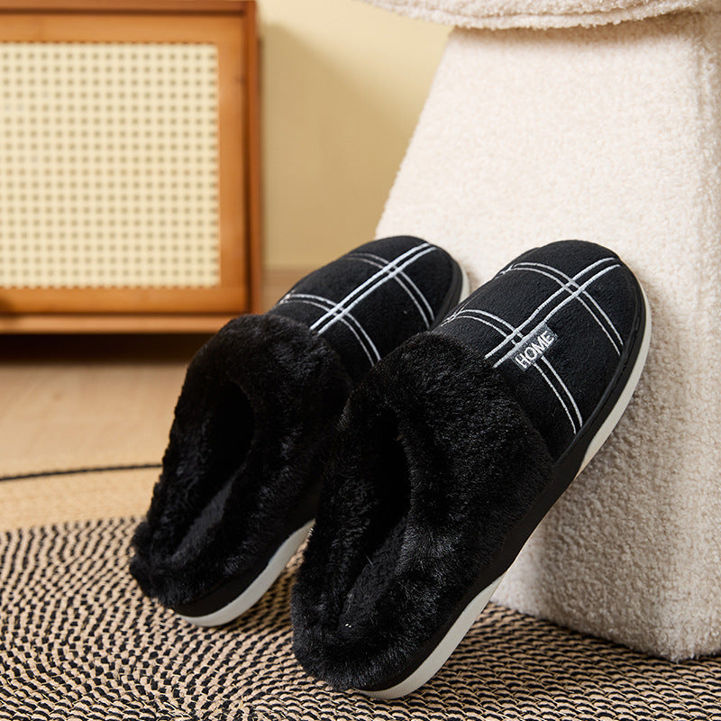 chausson-homme-noir-homeconfort-design