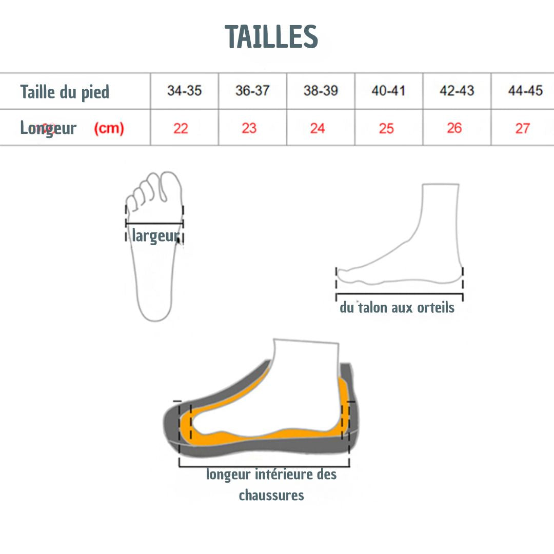 chausson-tailles