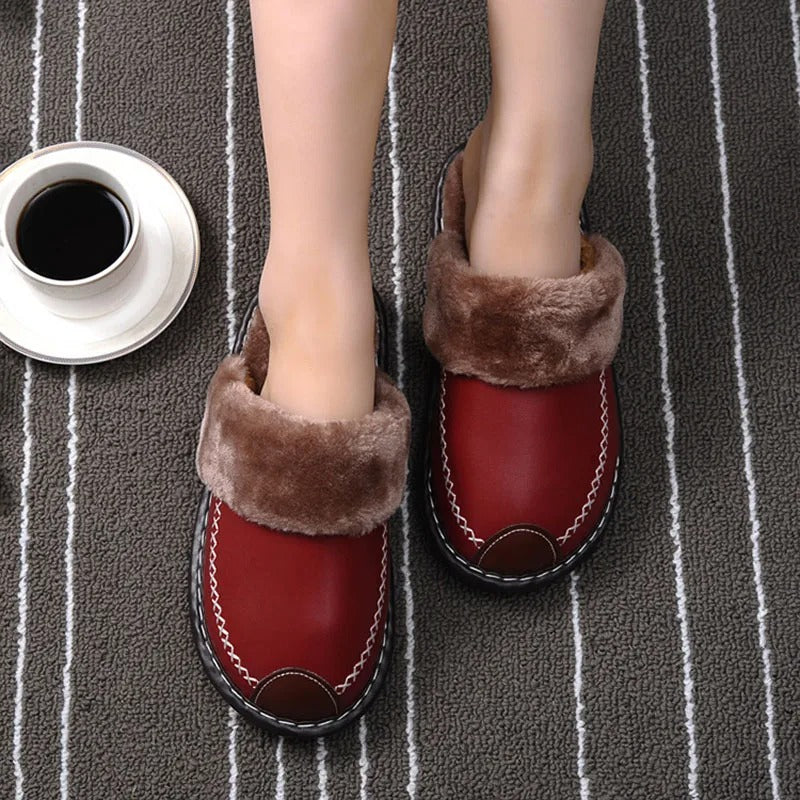 chaussons-femme-confortplus-rouges