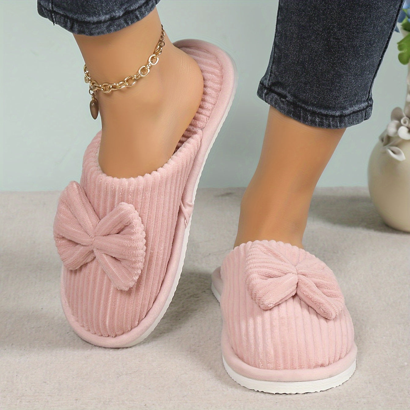 chaussons-femme-cozyconfort-roses