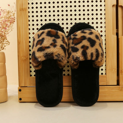 chaussons-femme-léopard-noir-bruns-design