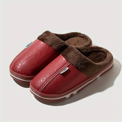 chaussons-femme-rouges-pratiques