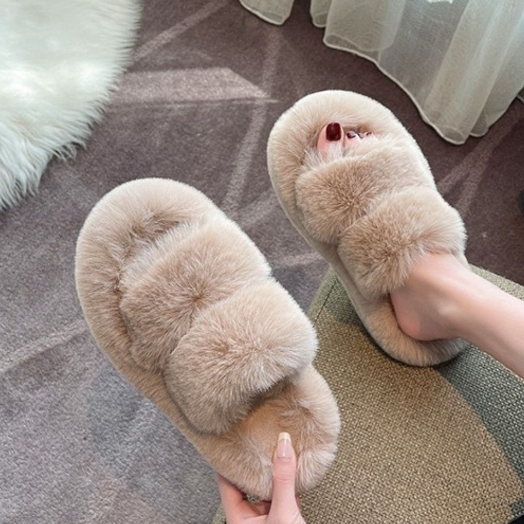 chaussons-femme-slippers-kaki-douceur