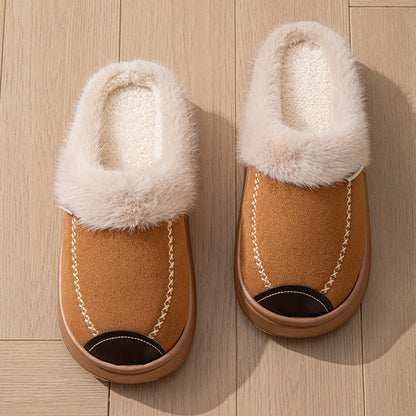 chaussons-homme-bruns-salon