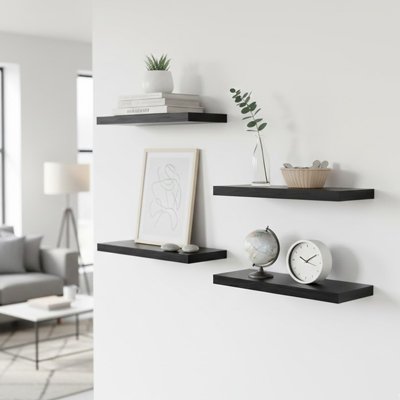 etagere-bois-noire-salon