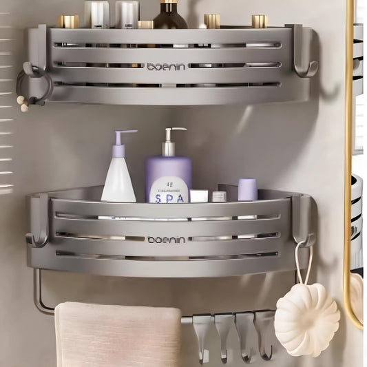 Etagère-d'angle-salle-de-bain-gris-2-pièces-T