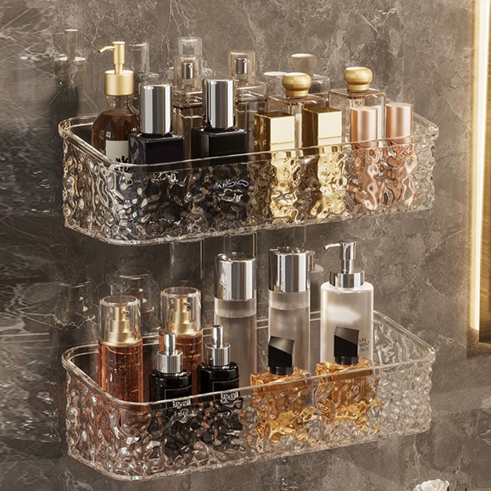 etagere-de-douche-grise-double
