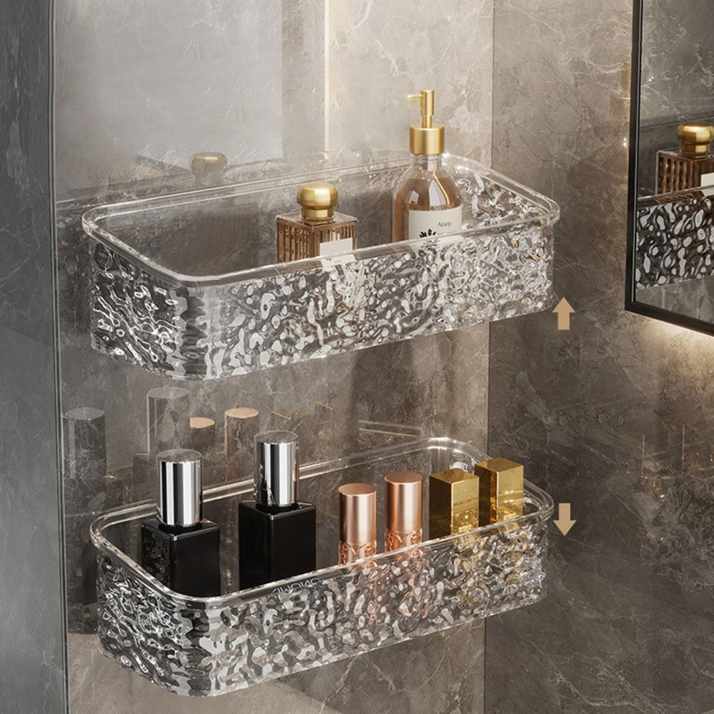 etagere-de-douche-transparente-double