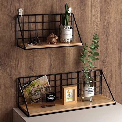 Etagere-murale-bois-noire-design