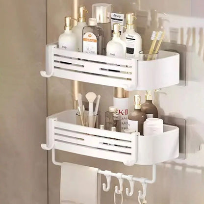 etagere-salle-de-bain-blanc-double-tige
